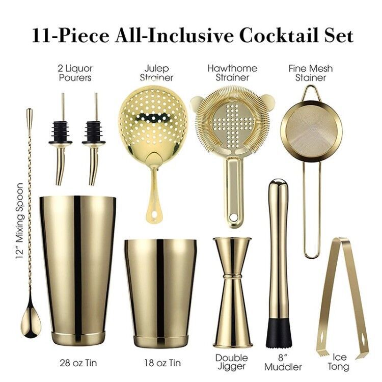 set per cocktail in acciaio "luxory"