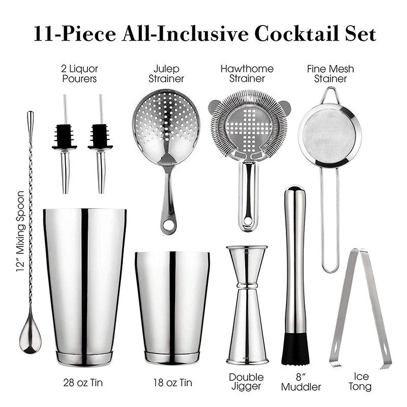 set per cocktail in acciaio "luxory"